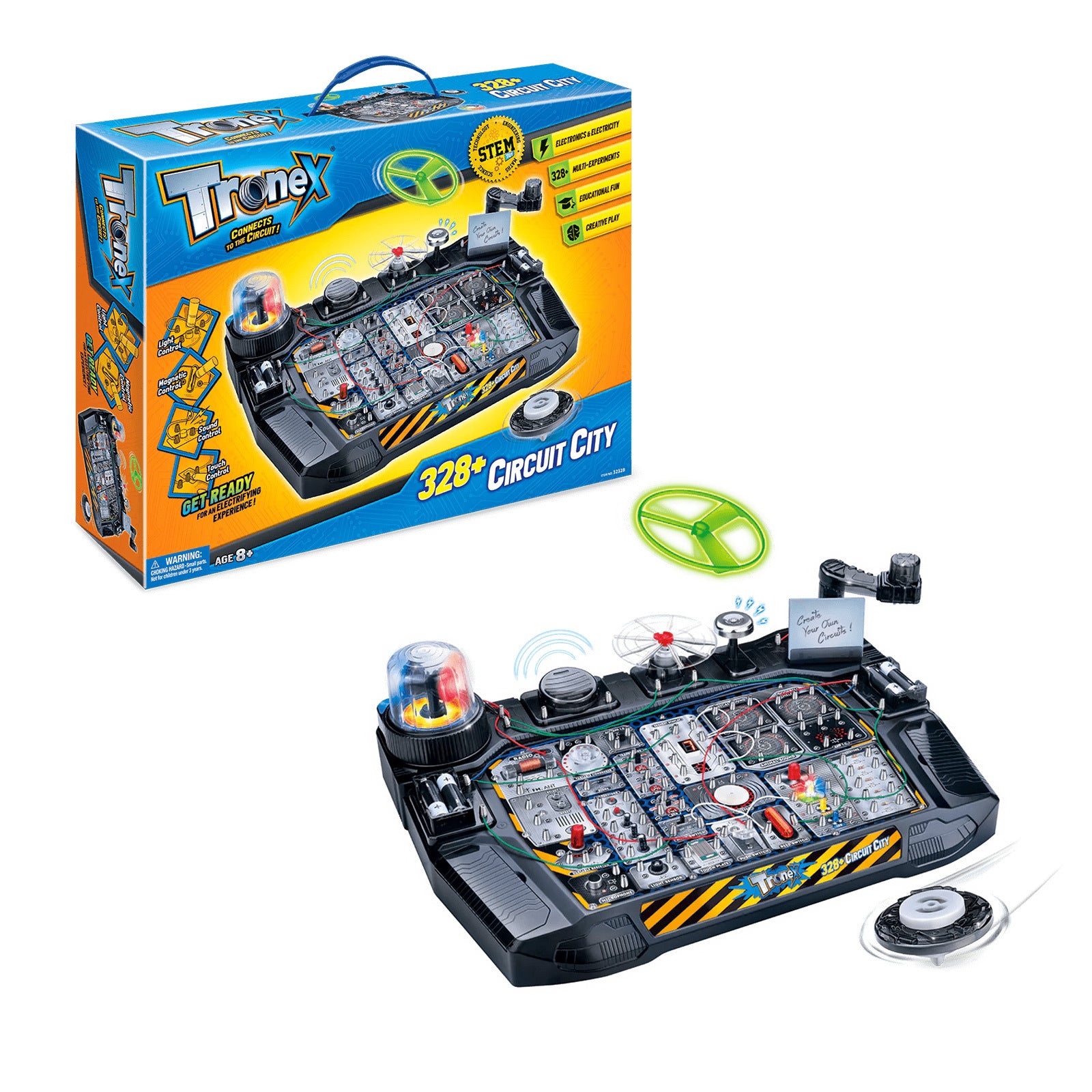 Tronex 328+ Circuit City STEM Kit Toy for Kids Educational Circuit Learning Board - SuperSaverAU - view 1