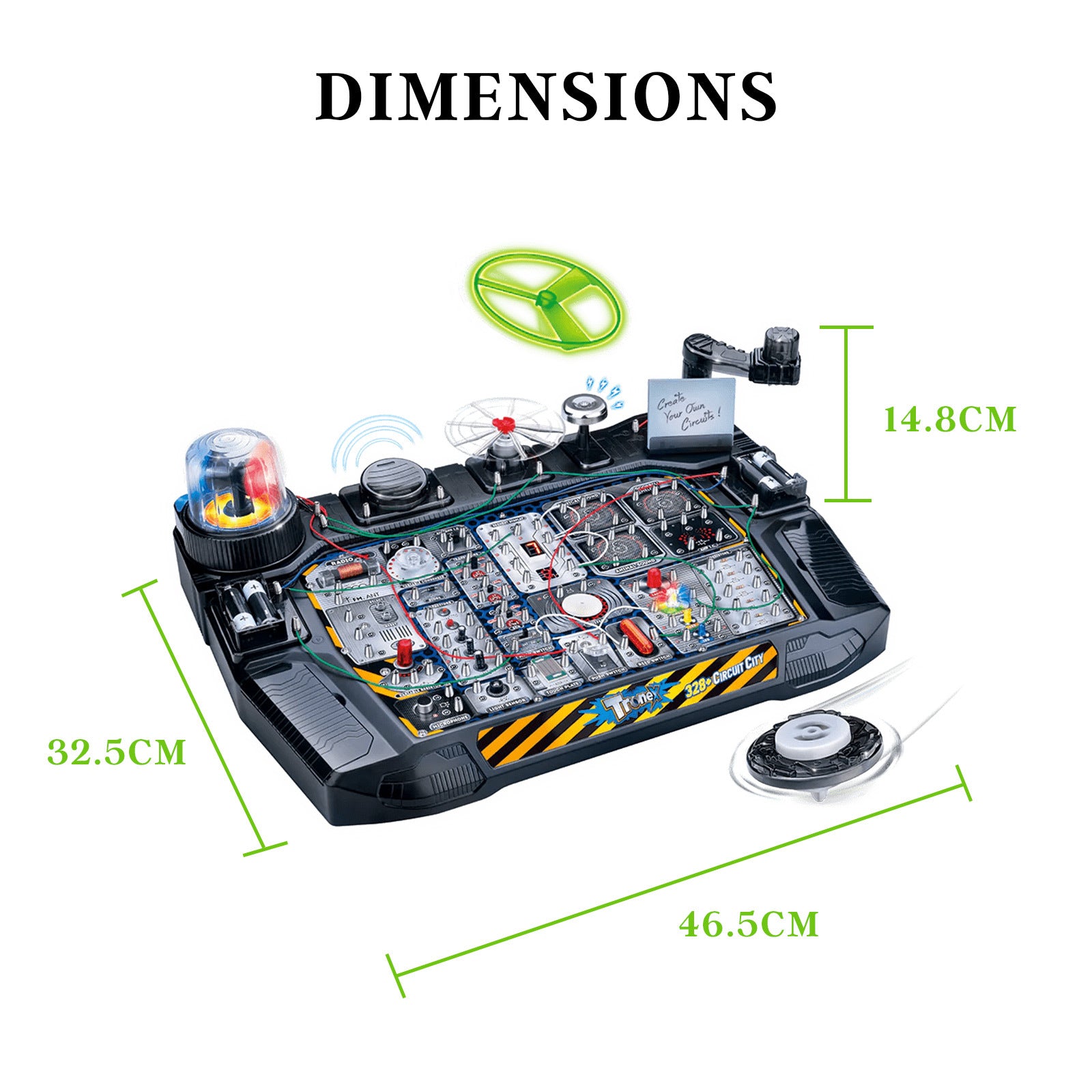 Tronex 328+ Circuit City STEM Kit Toy for Kids Educational Circuit Learning Board - SuperSaverAU - view 7