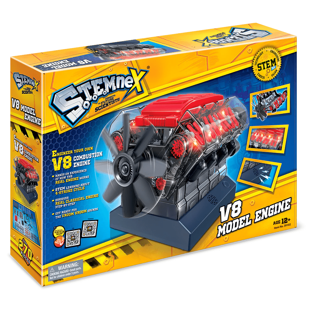 Stemnex Amazing V8 Model Engine STEM Toy Build Your Own Educational Construction Kit - SuperSaverAU - view 9