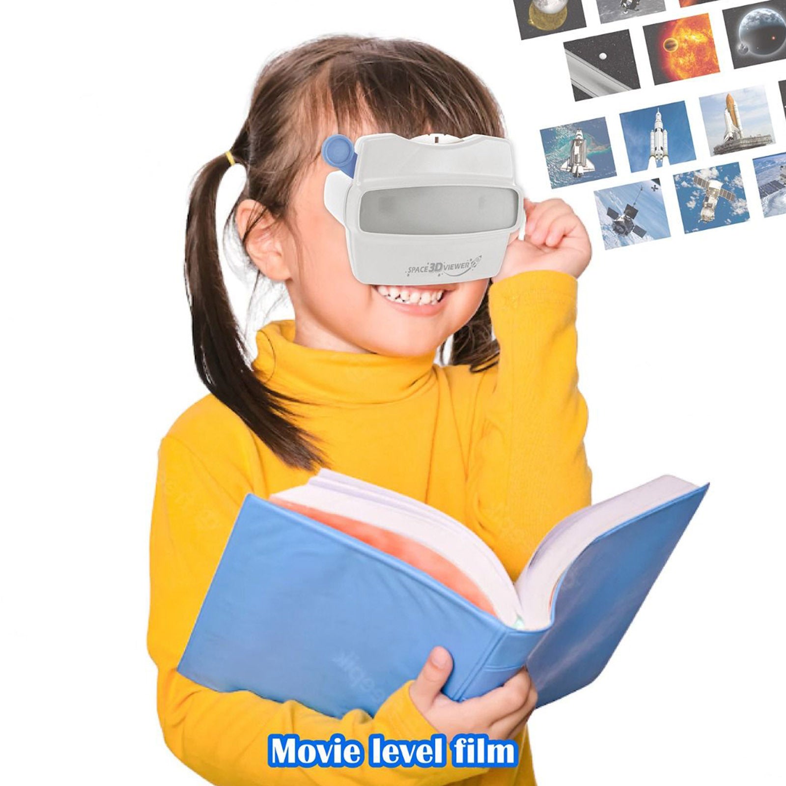 Space 3D Viewer Explore Universe Moon - Kids STEAM Learning Toy - SuperSaverAU - view 3