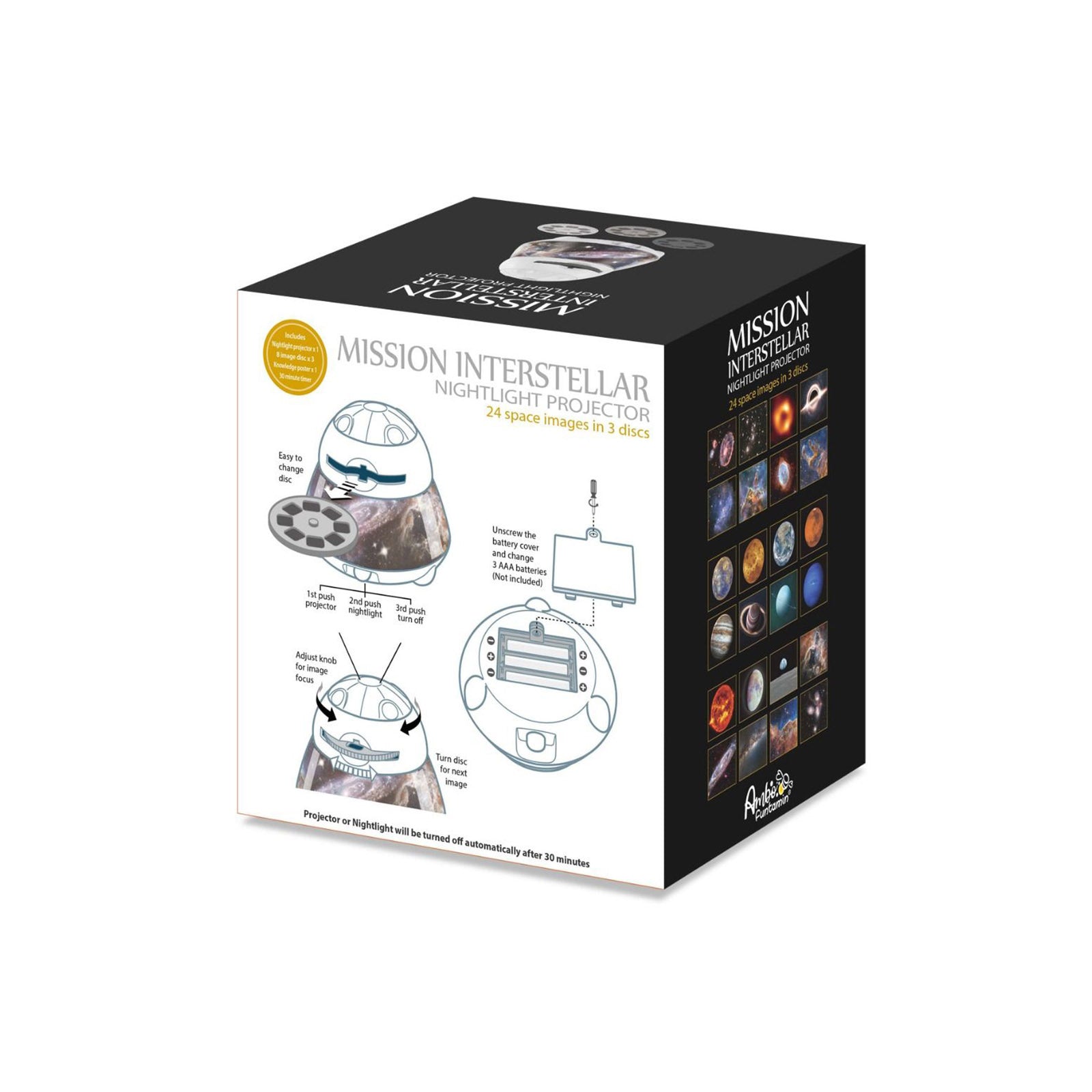 Mission Interstellar Dreamy Sky Night Light Projector - Kids STEAM Toy - SuperSaverAU - view 4