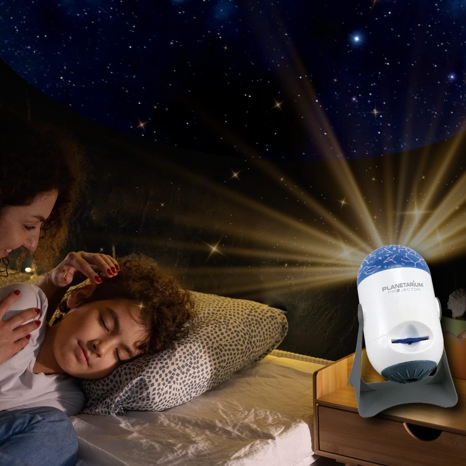 Planetarium Dome Projector - STEM Toy Space Planet Zodiac Moon Galaxy Night Lights - SuperSaverAU - view 4