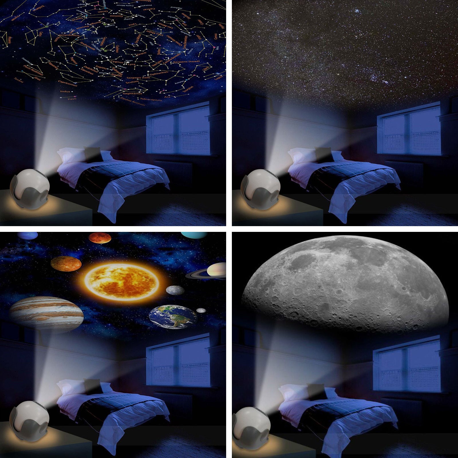 Solar System Star Light Projector STEM Toy - Space Planet Moon Galaxy Night Lights - SuperSaverAU - view 7