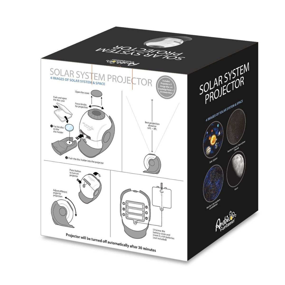 Solar System Star Light Projector STEM Toy - Space Planet Moon Galaxy Night Lights - SuperSaverAU - view 8