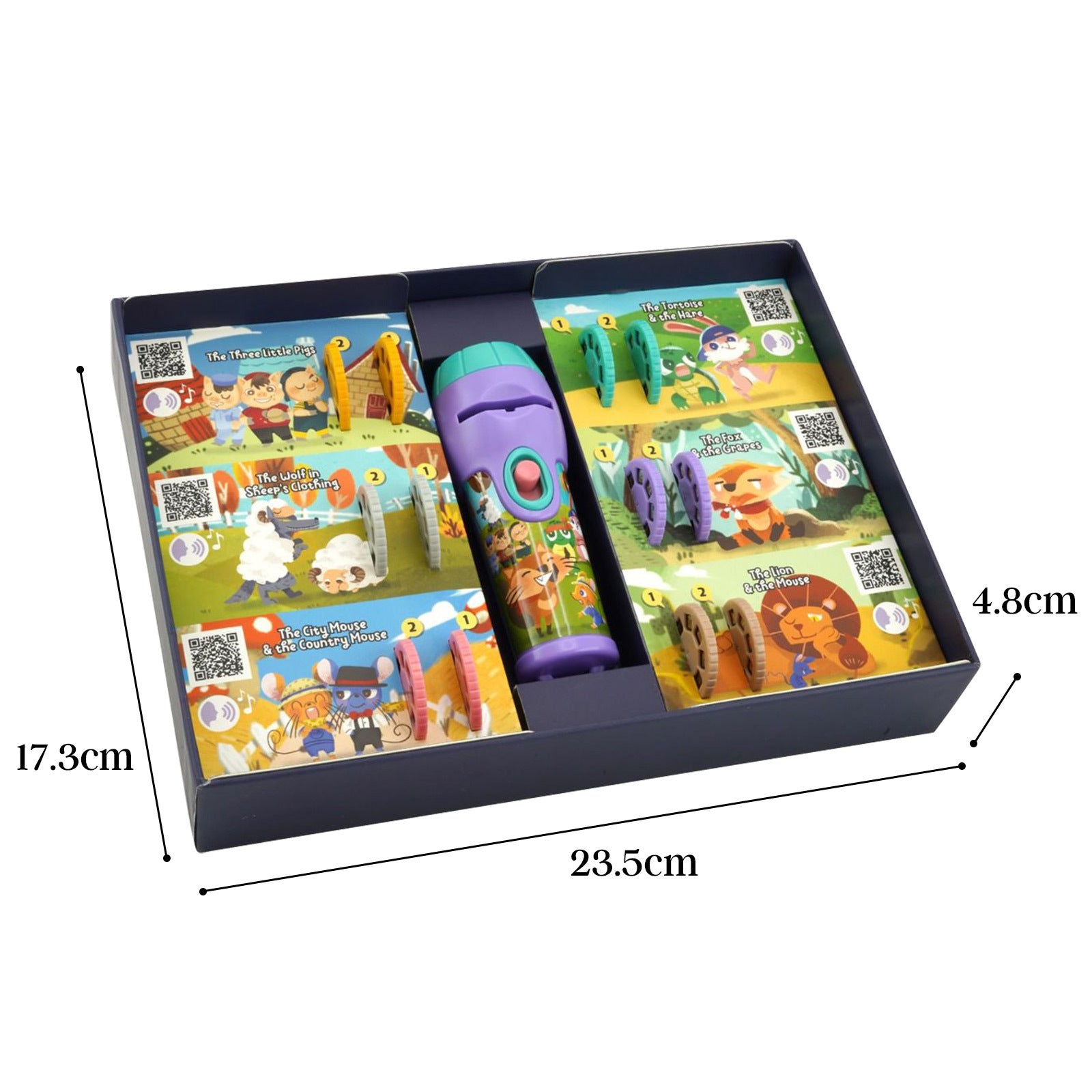 Storytelling Torch Projector 6 Stories Gift Set - Audio Kids Learning STEM Toy - SuperSaverAU - view 4