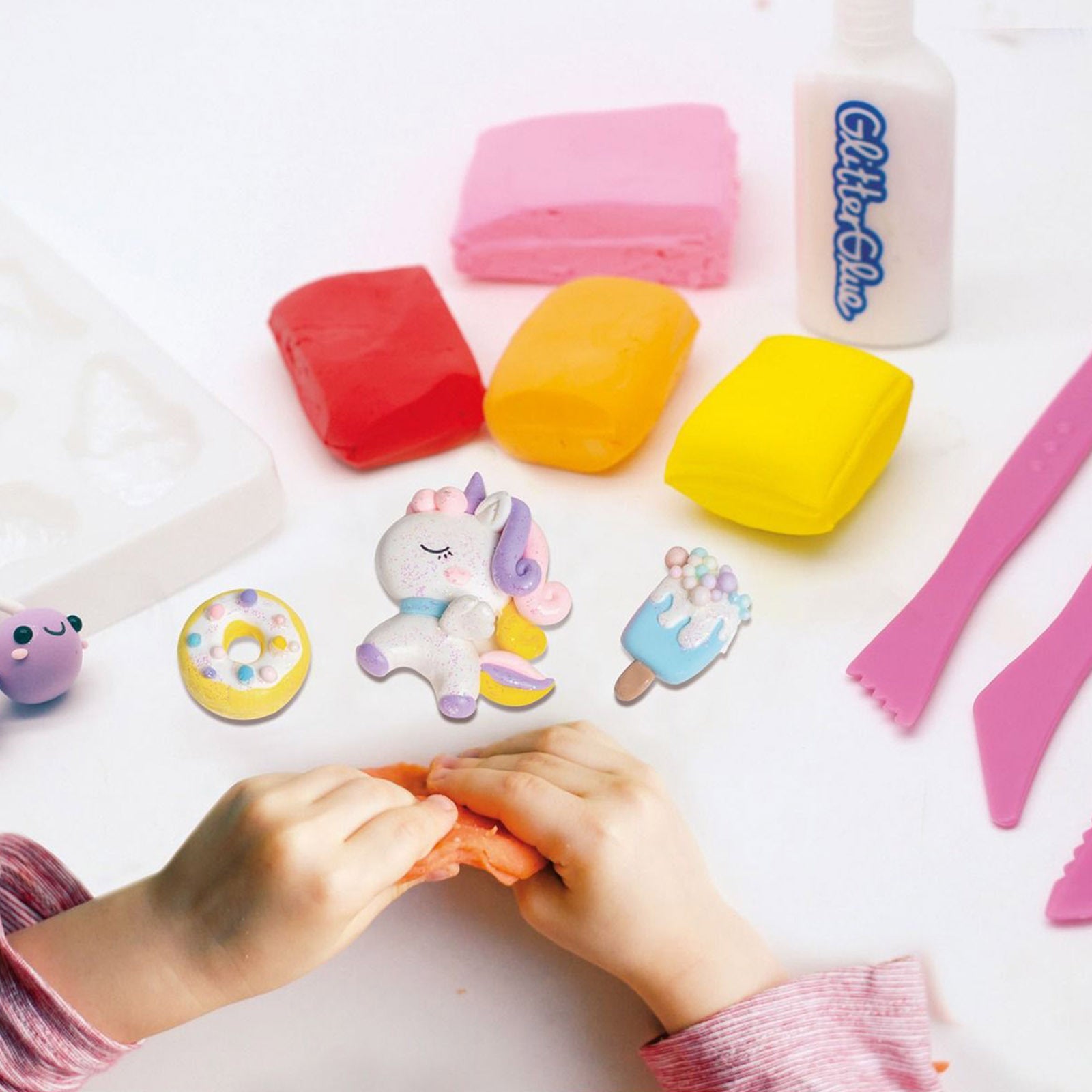 Colorato Creamy Beauty Set - Super Clay and Charms DIY Craft Kit for Kids - SuperSaverAU - view 3