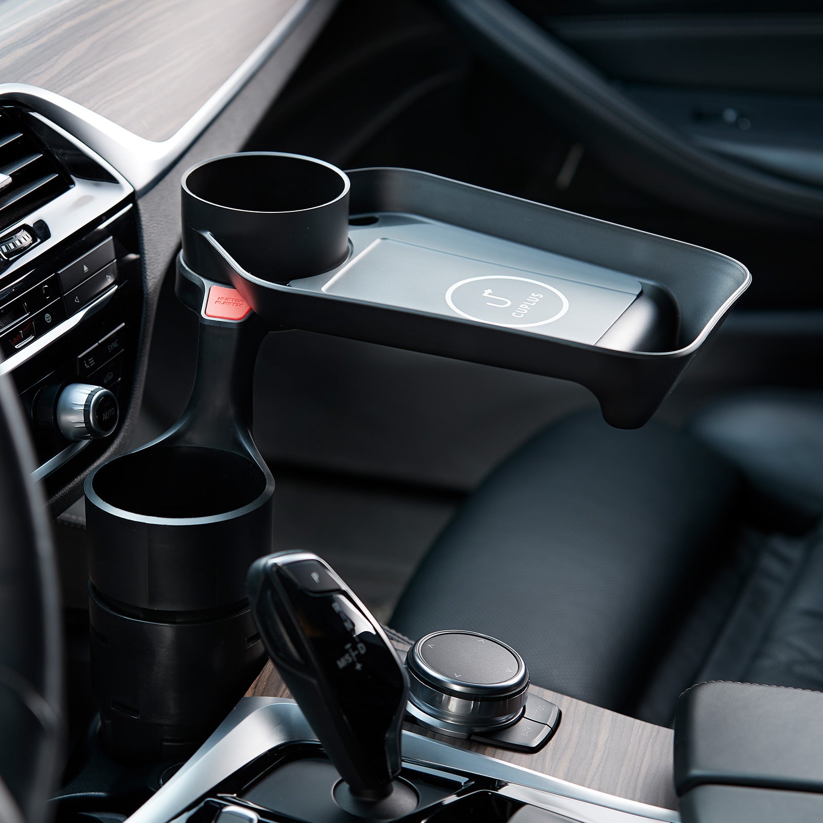 Kustom 10W Car Cup Holder Extension Fast Wireless Charger Tray - SuperSaverAU - view 8