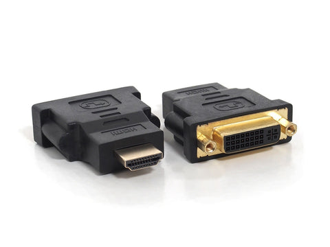 Oxhorn Bi-Directional Black HDMI Male to DVI Female Adapter, Supports DVI-I and DVI-D - SuperSaverAU - view 1