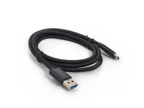 Oxhorn Type C to USB 3.0 Cable 1m, 3A Charging, 5Gbps Data Transfer, Braided - SuperSaverAU - view 1