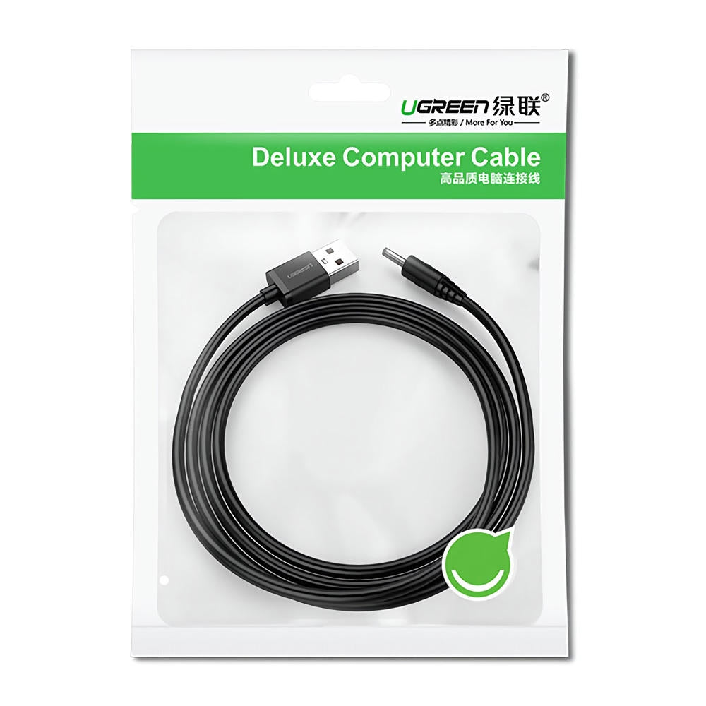 UGREEN USB2.0-A to DC 3.5mm M/F Charging Cable 1m (Black) 10376 - SuperSaverAU - view 2