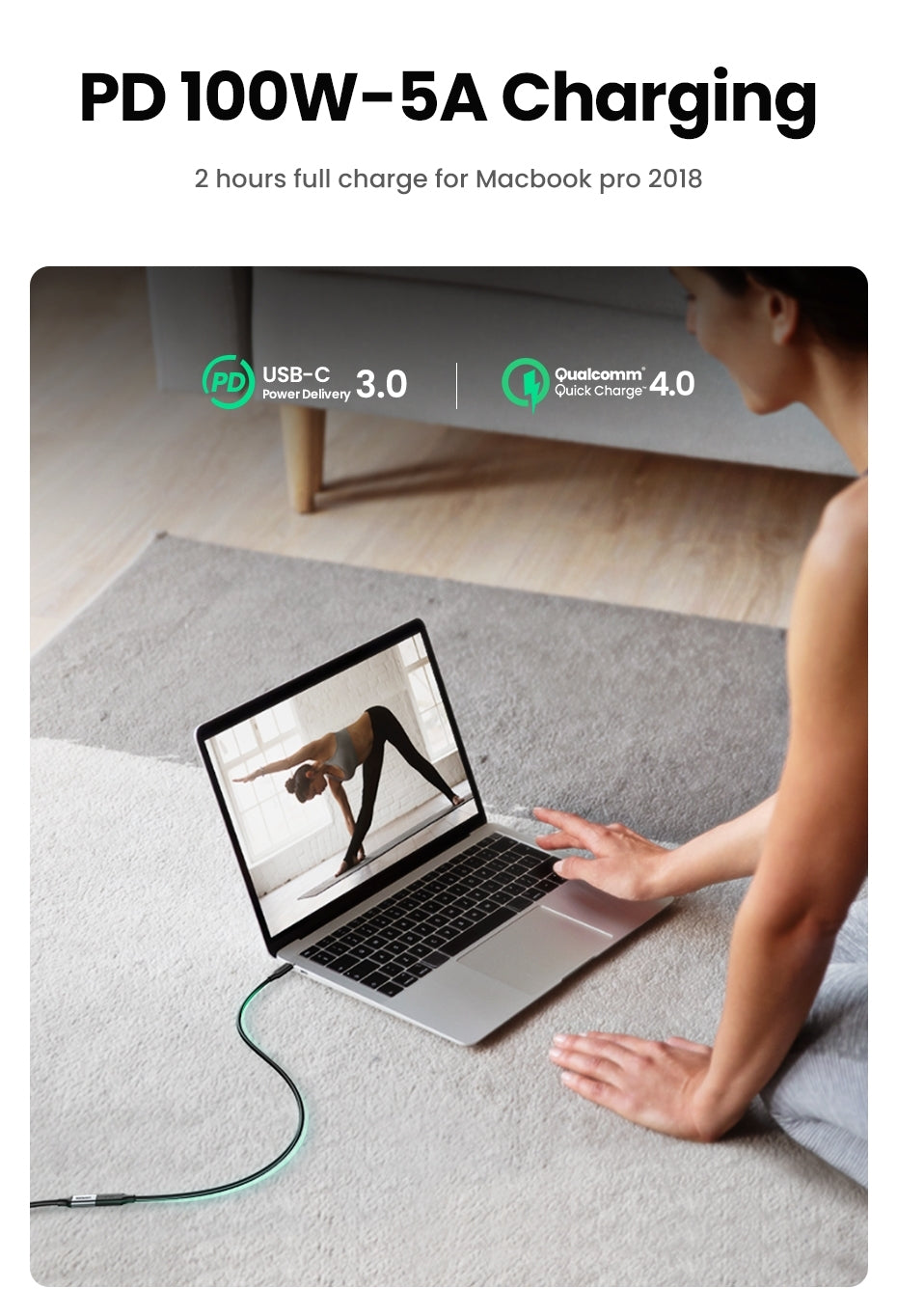 UGREEN 10387 USB-C Extension Cable 1M - SuperSaverAU - view 9