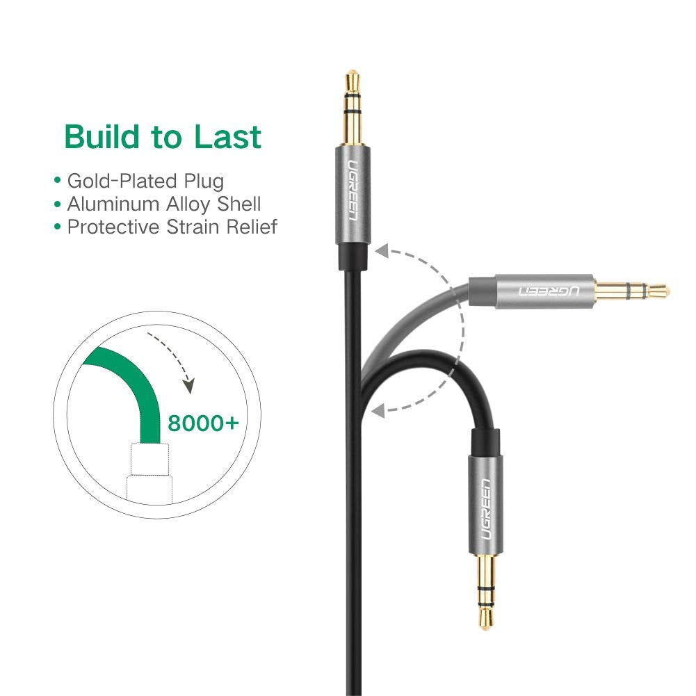 UGREEN 3.5mm male to 3.5mm male cable 5M (10737) - SuperSaverAU - view 2