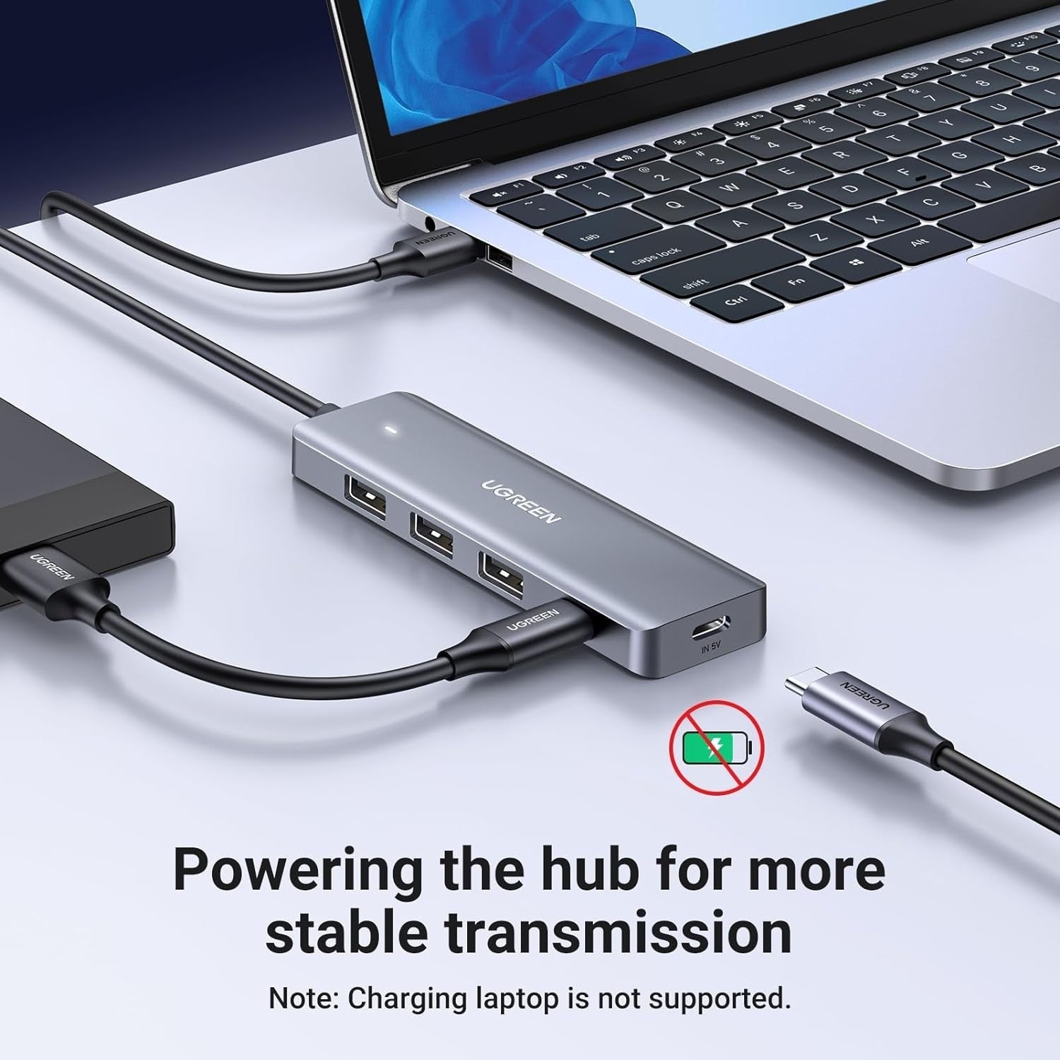 UGREEN 15920 4-Port USB 3.0 Hub - SuperSaverAU - view 7