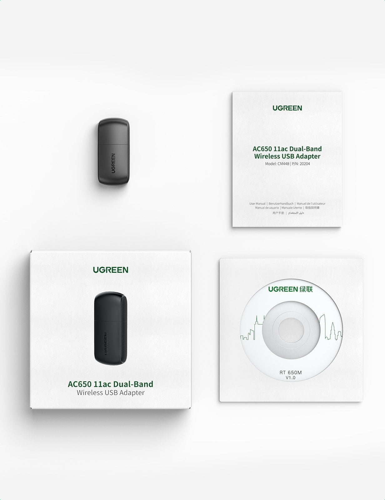 UGREEN 20204 AC650 Dual Band USB WLAN Adapter - SuperSaverAU - view 7