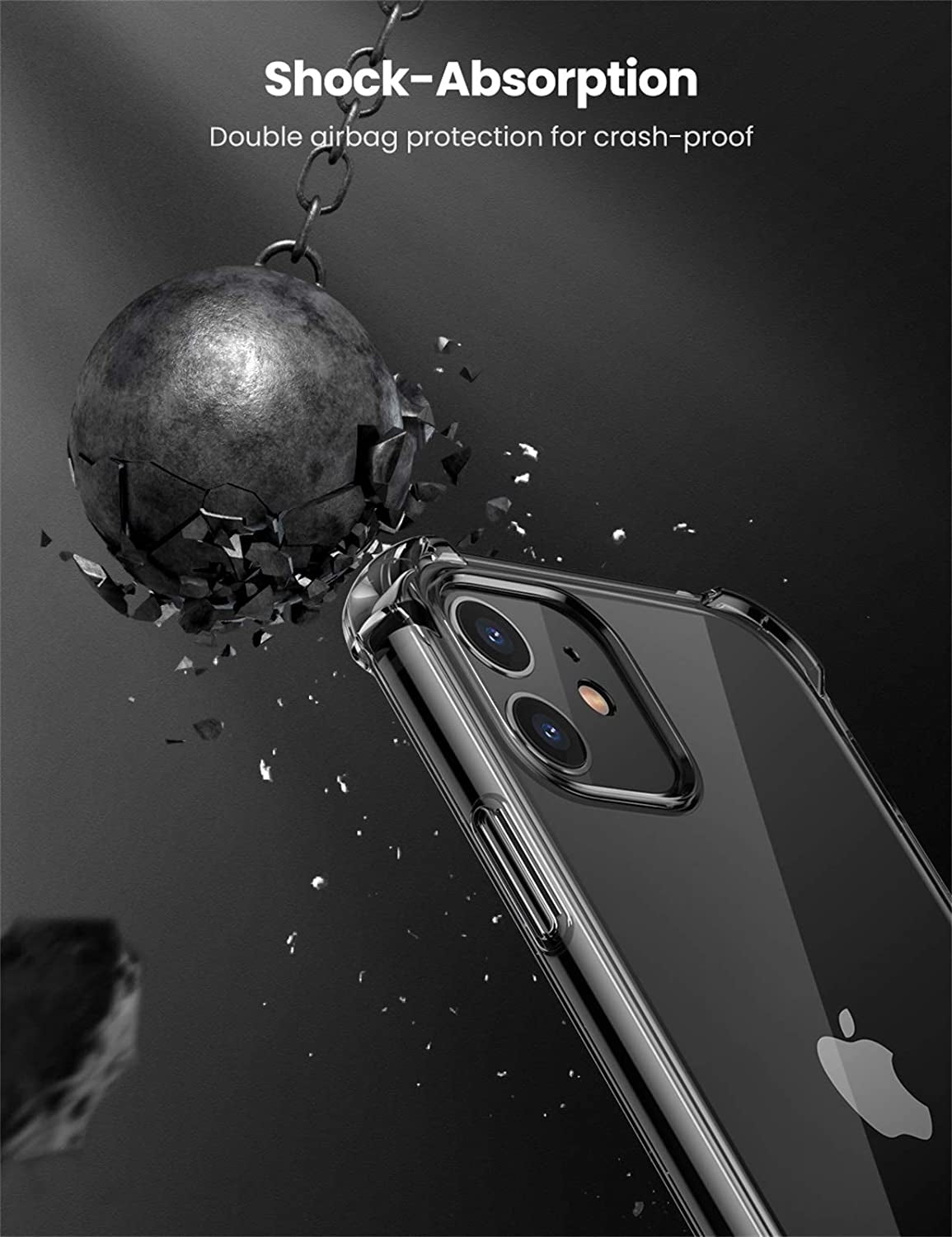 UGREEN 20441 Protective Case for iPhone 12 6.1-inch (Clear) - SuperSaverAU - view 2