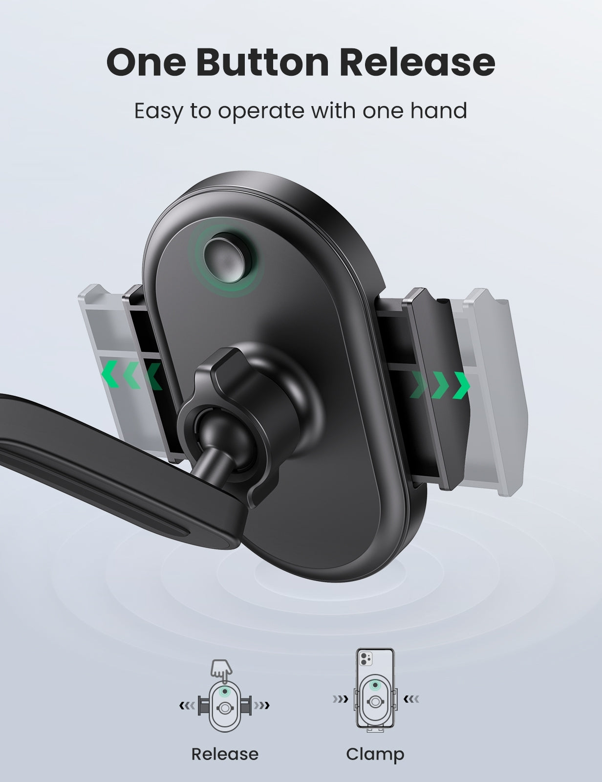 UGREEN 20473 Waterfall-Shaped Suction Cup Phone Mount - SuperSaverAU - view 5