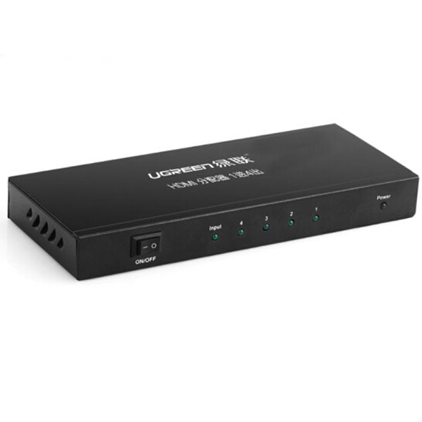 UGREEN 1 x 4 HDMI Amplifier Splitter - Black (40202) - SuperSaverAU - view 1