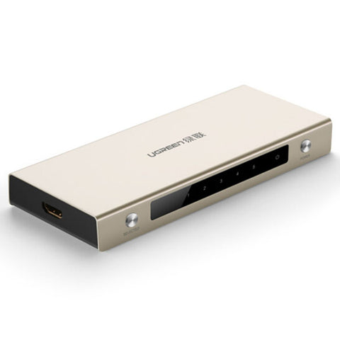 UGREEN HDMI 5 x 1 Switch Zinc Alloy 40279 - SuperSaverAU - view 1