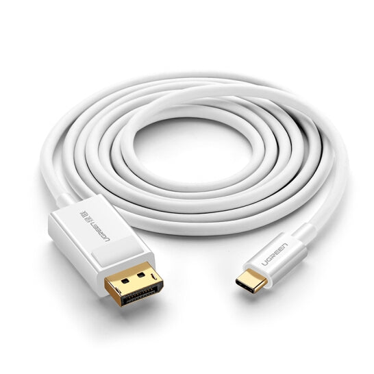 UGREEN USB Type C to DP Cable 1.5m (White) 40420 - SuperSaverAU - view 2