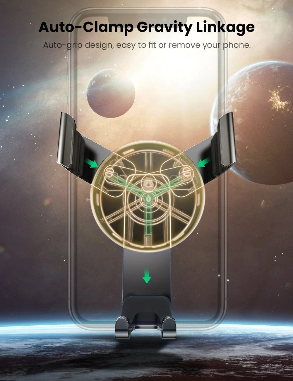 UGREEN 50564 Gravity Drive Car Mount - SuperSaverAU - view 6