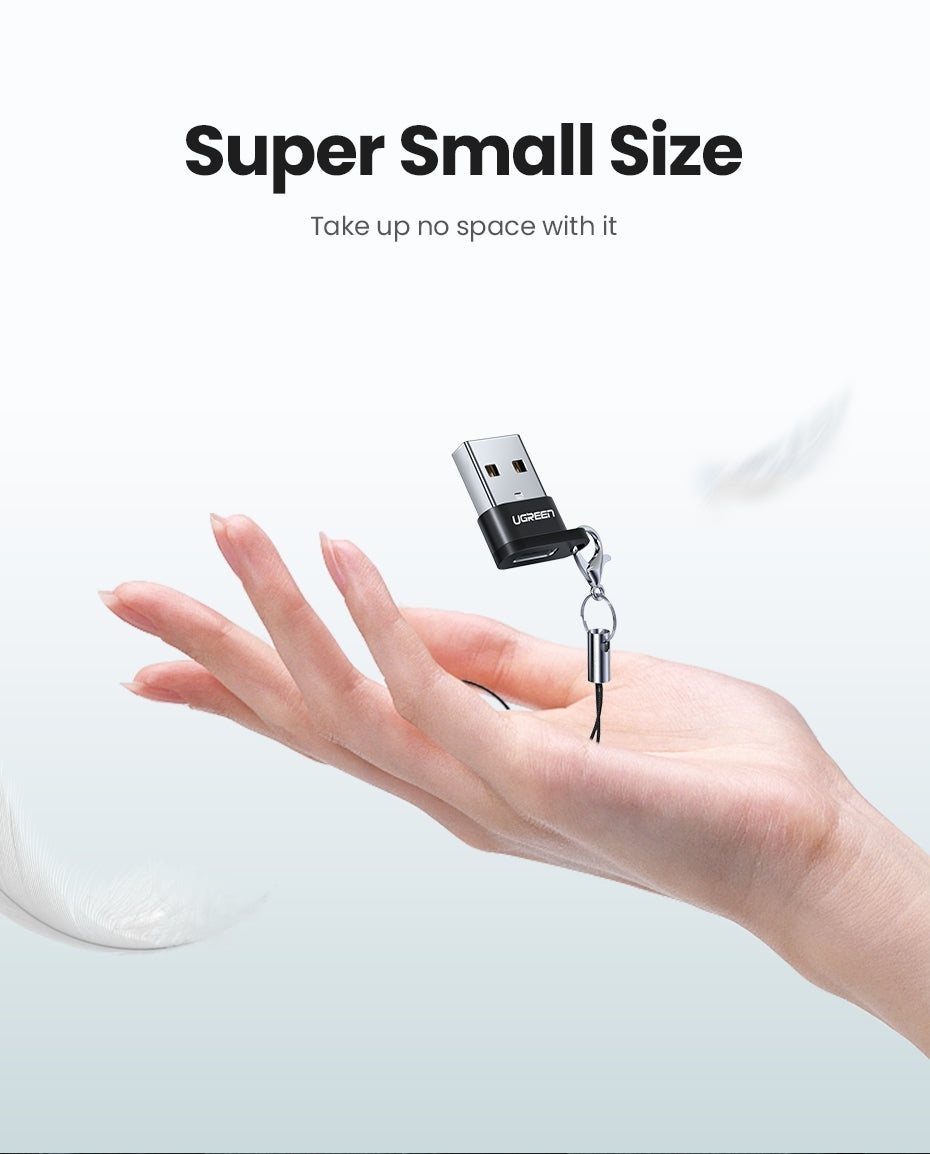 UGREEN 50568 USB-C 3.1 Female to USB-A 2.0 Male Adapter - SuperSaverAU - view 7
