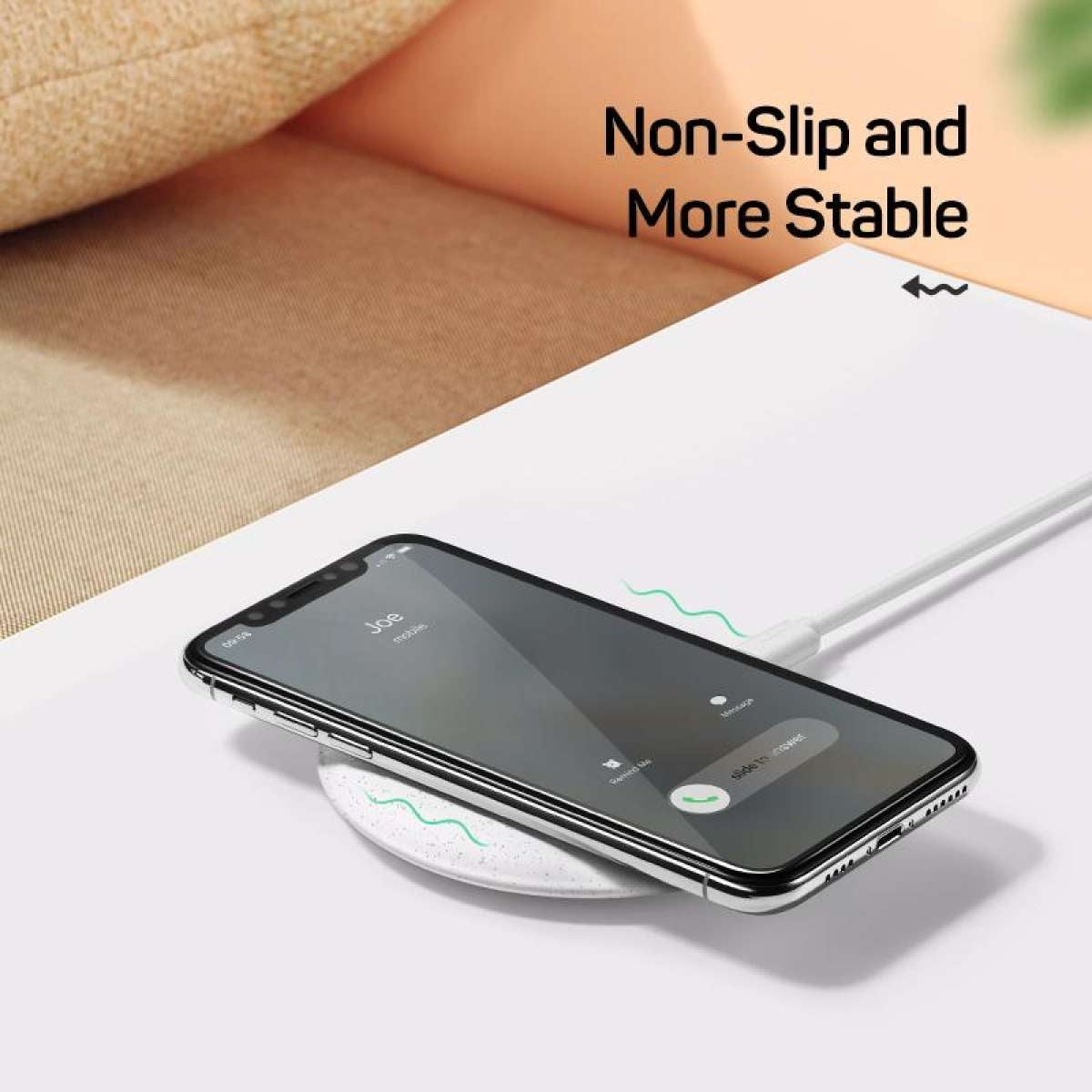 UGREEN QI Wireless charger White 60112 - SuperSaverAU - view 3