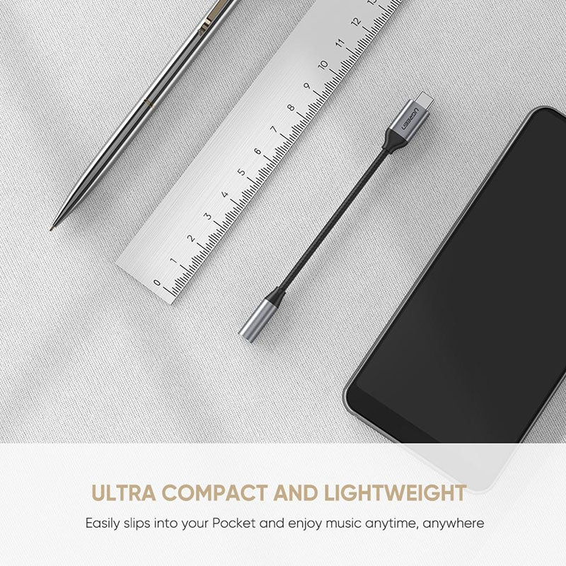 UGREEN USB-C to 3.5mm Headphone Adapter, DAC Chip, Durable Aluminum, Plug-and-Play - SuperSaverAU - view 6