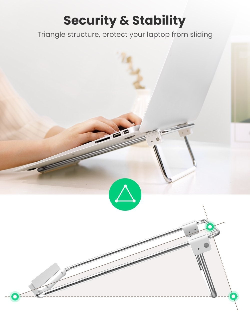 UGREEN 80348 Adjustable Laptop Desk Stand - SuperSaverAU - view 2