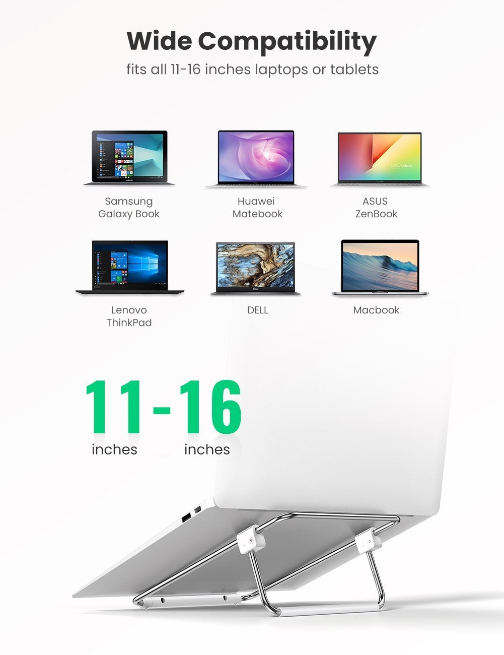 UGREEN 80348 Adjustable Laptop Desk Stand - SuperSaverAU - view 5