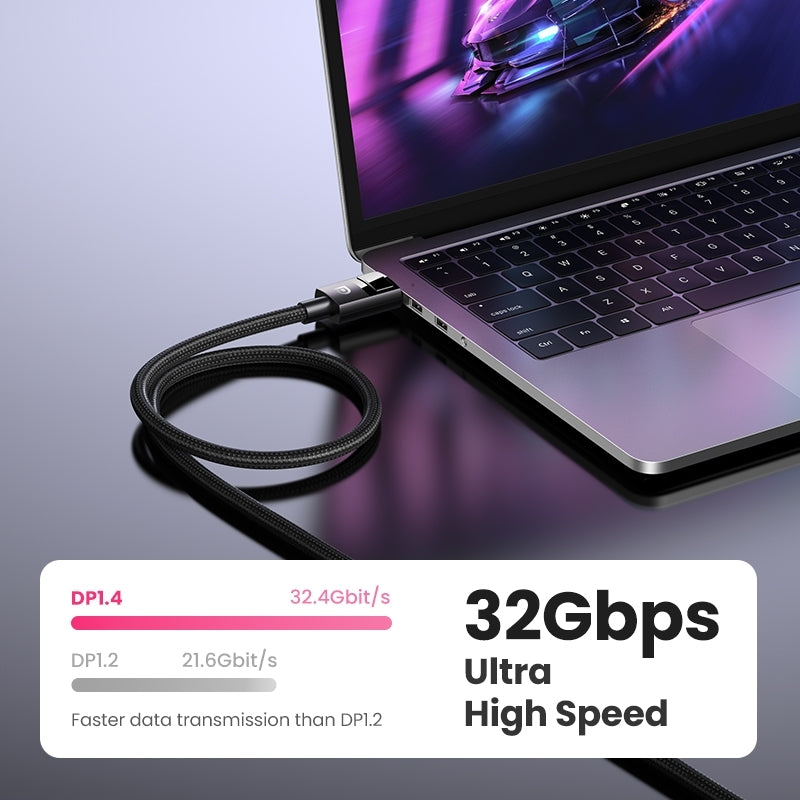 UGREEN 8K DisplayPort 1.4 Cable 1M, 32.4Gbps, Dynamic HDR, Multi-Purpose - SuperSaverAU - view 4