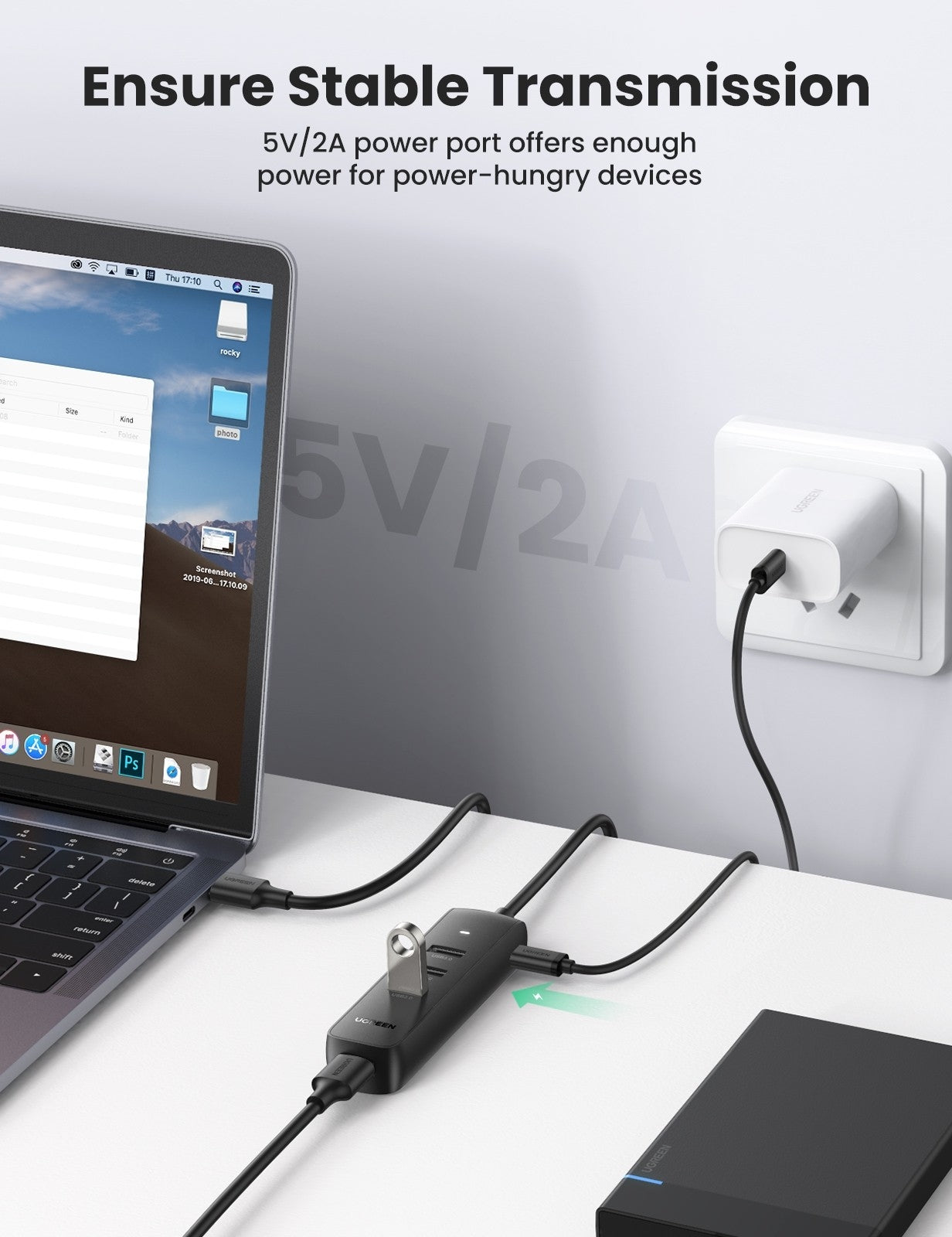 UGREEN 80657 USB 3.0 4-Port Hub - SuperSaverAU - view 6