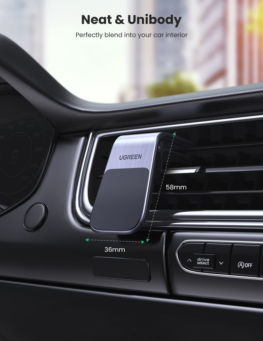 UGREEN 80712 Magnetic Air Vent Car Holder - SuperSaverAU - view 7