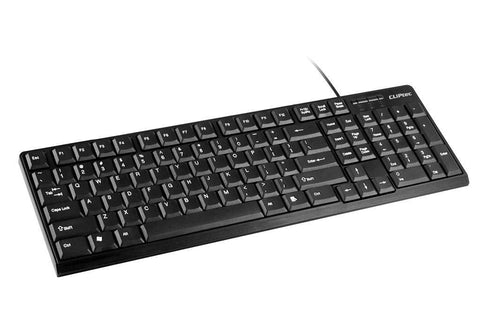 CLiPtec KLASSIC USB STANDARD KEYBOARD (SPILL-RESISTANT DESIGN) - Black - SuperSaverAU - view 1