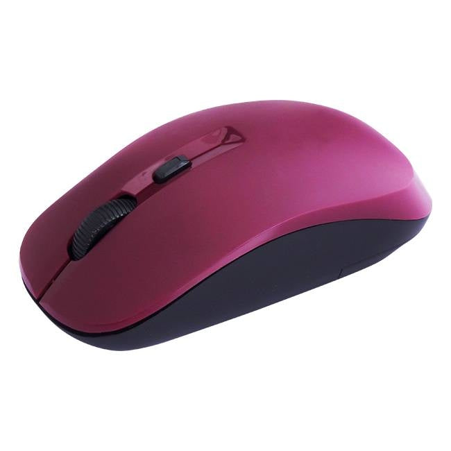 CLiPtec SMOOTH MAX 1600DPI 2.4GHZ WIRELESS OPTICAL MOUSE - Maroon - SuperSaverAU - view 1