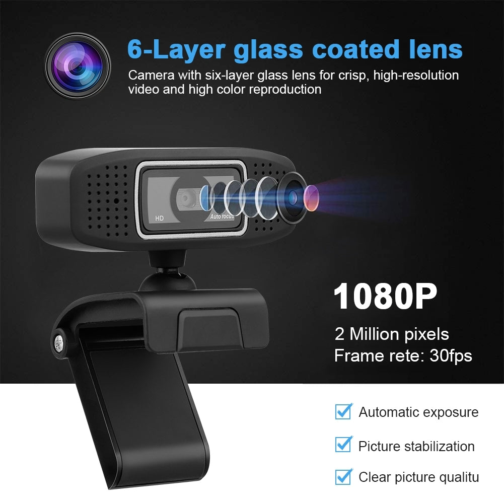 WEB Camera A15 Full HD 1080P - SuperSaverAU - view 5