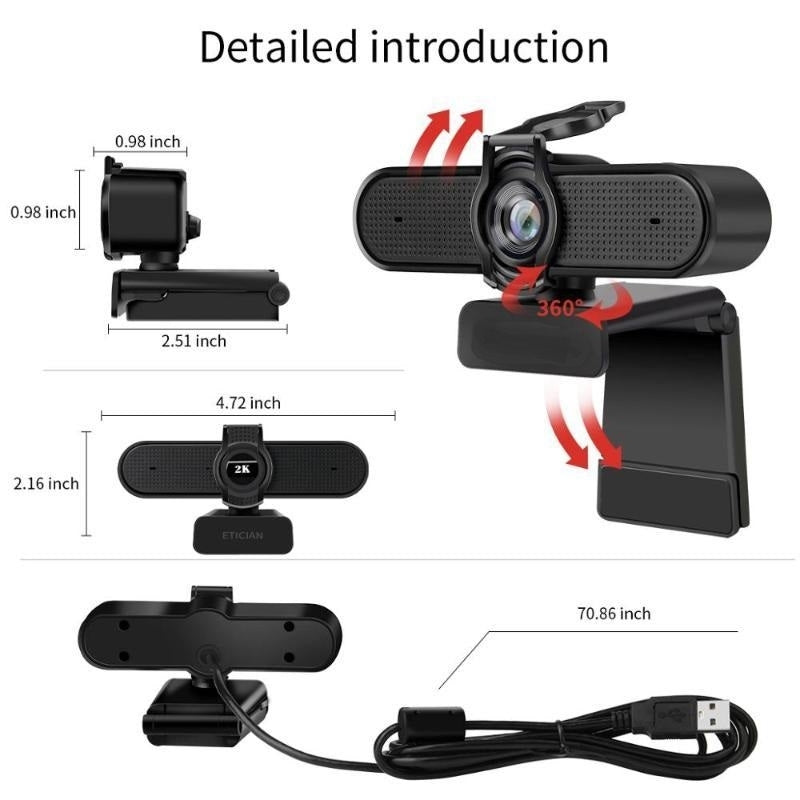 WEB Camera C930 Full HD 1440P - SuperSaverAU - view 3