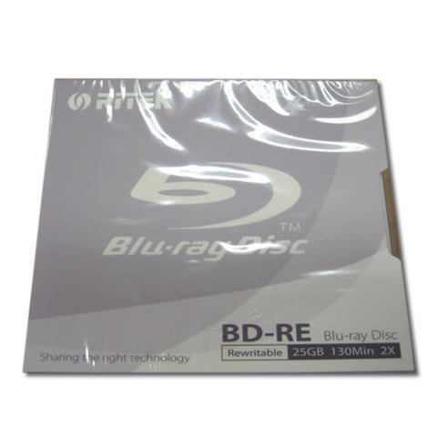 Ritek Blu-Ray BD-RE 25GB Rewritable Disc 2X 130Min for HDTV Recording - SuperSaverAU - view 1