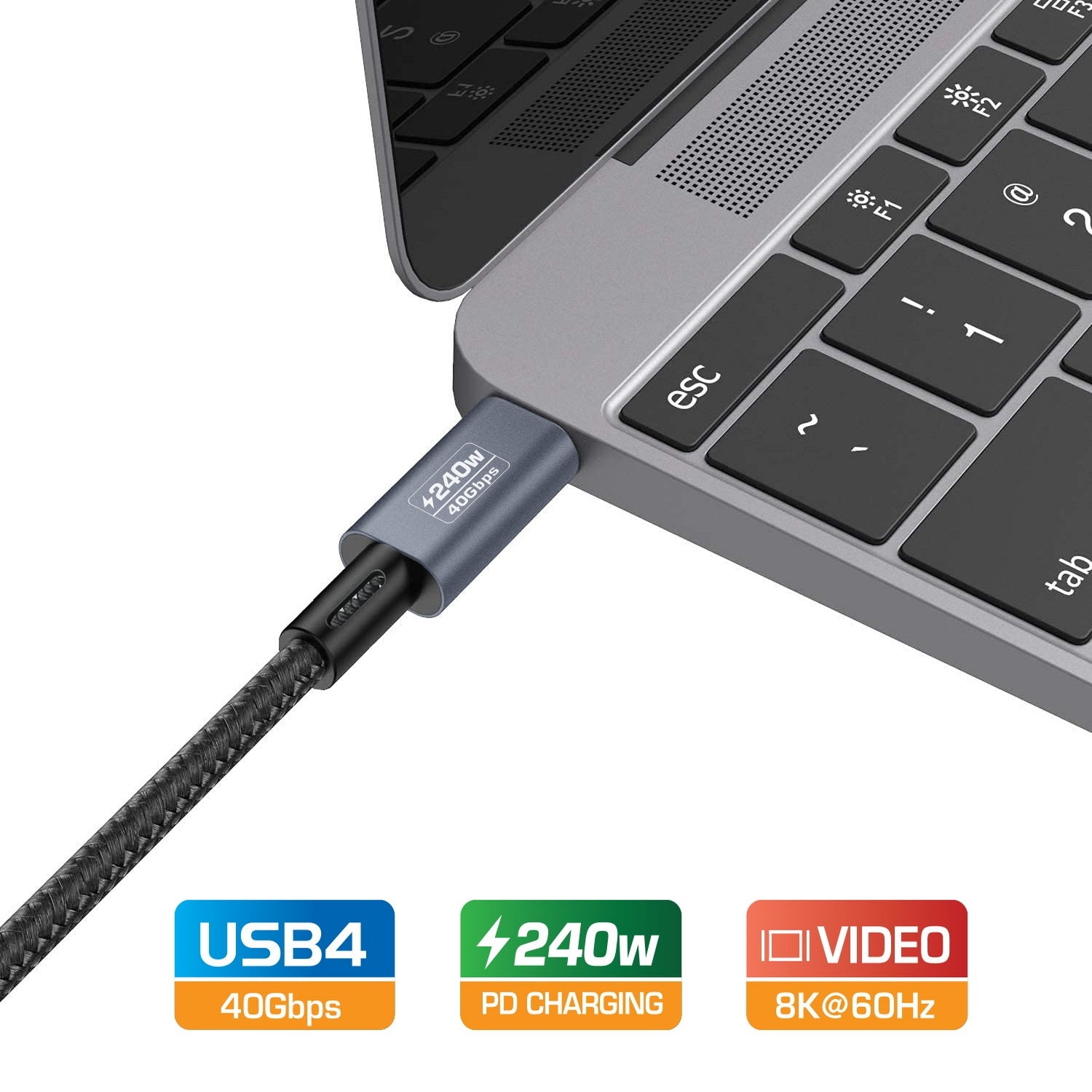 Simplecom CA612 USB-C to USB-C Cable USB4 40Gbps 5A 240W PD3.1 8K@60Hz 1.2M - SuperSaverAU - view 3