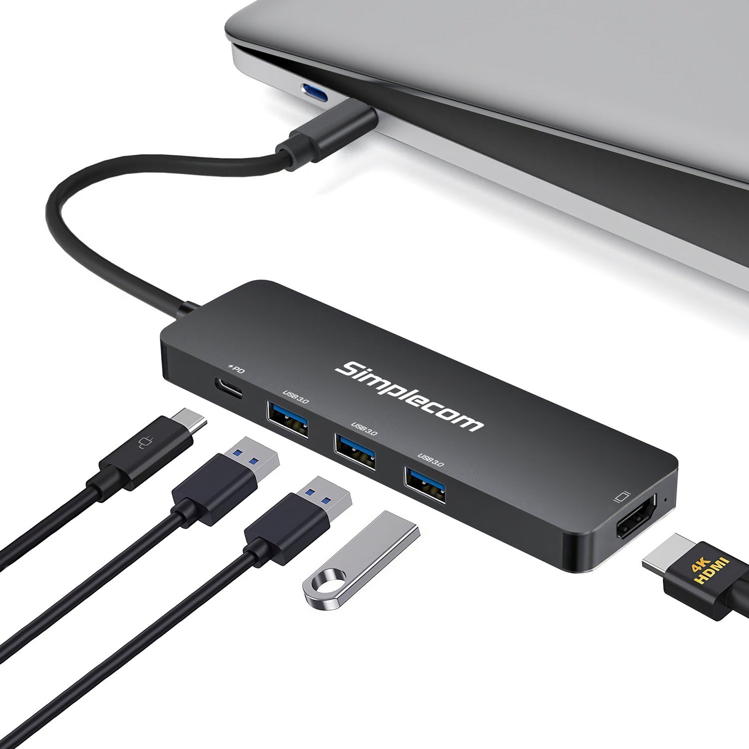 Simplecom CH545 USB-C 5 in 1 Multiport Docking Station