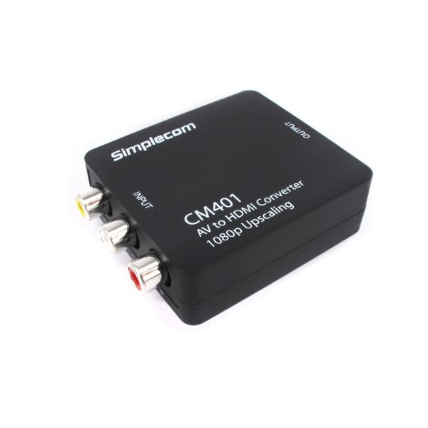 Simplecom CM401 Composite AV CVBS 3RCA to HDMI Video Converter 1080p Upscaling - SuperSaverAU - view 3