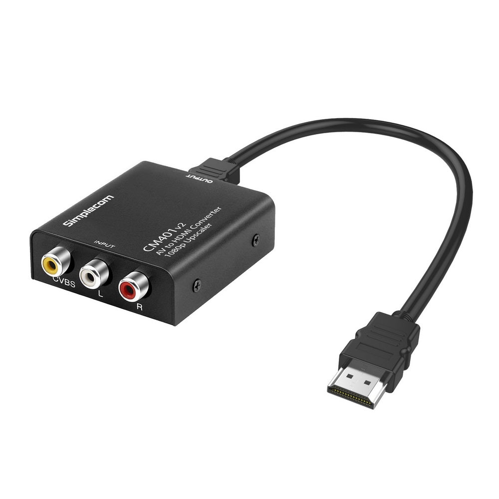 Simplecom CM401v2 Composite AV CVBS to HDMI 1080p Converter