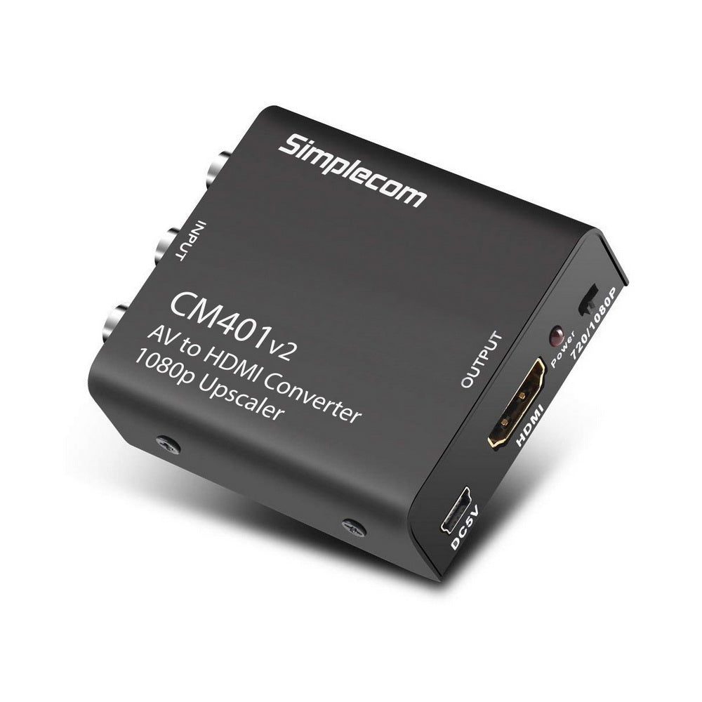 Simplecom CM401v2 Composite AV CVBS to HDMI 1080p Converter