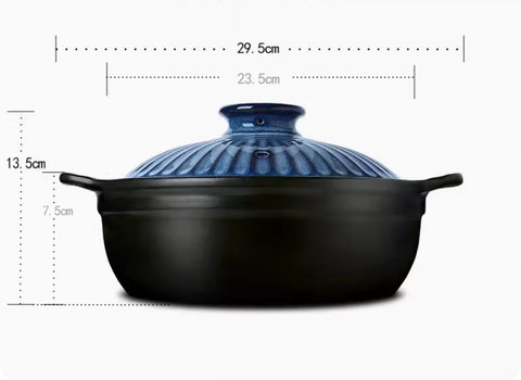 Color King Casserole Blue 1600ML, Heat Resistant, Ergonomic, Dishwasher Safe - SuperSaverAU - view 1