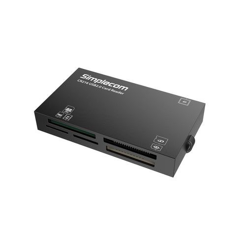 Simplecom CR216 USB 2.0 All in One Memory Card Reader 6 Slot for MS M2 CF XD Micro SD HC SDXC Black - SuperSaverAU - view 1