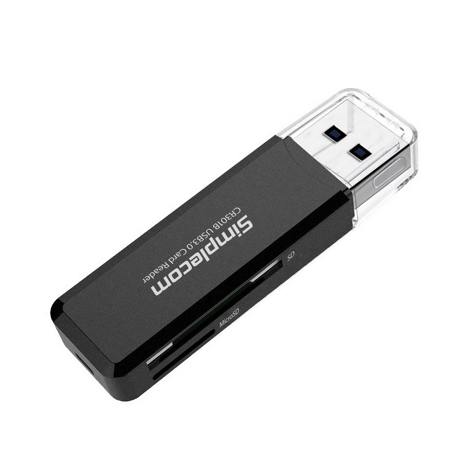 Simplecom 2-Slot SuperSpeed USB 3.0 Card Reader for SD & MicroSD, 5Gbps - SuperSaverAU - view 2