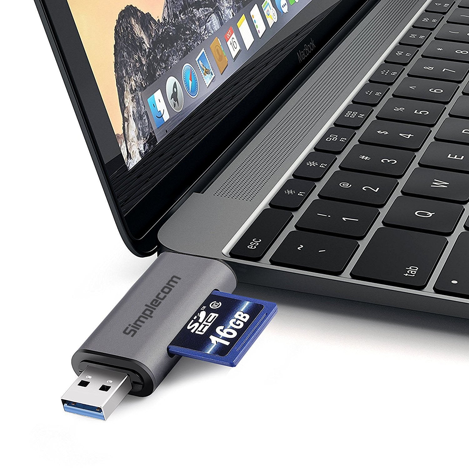 Simplecom CR402 SuperSpeed USB-C and USB-A SD/MicroSD Card Reader USB 3.2 Gen 1 (USB 3.0) - SuperSaverAU - view 4