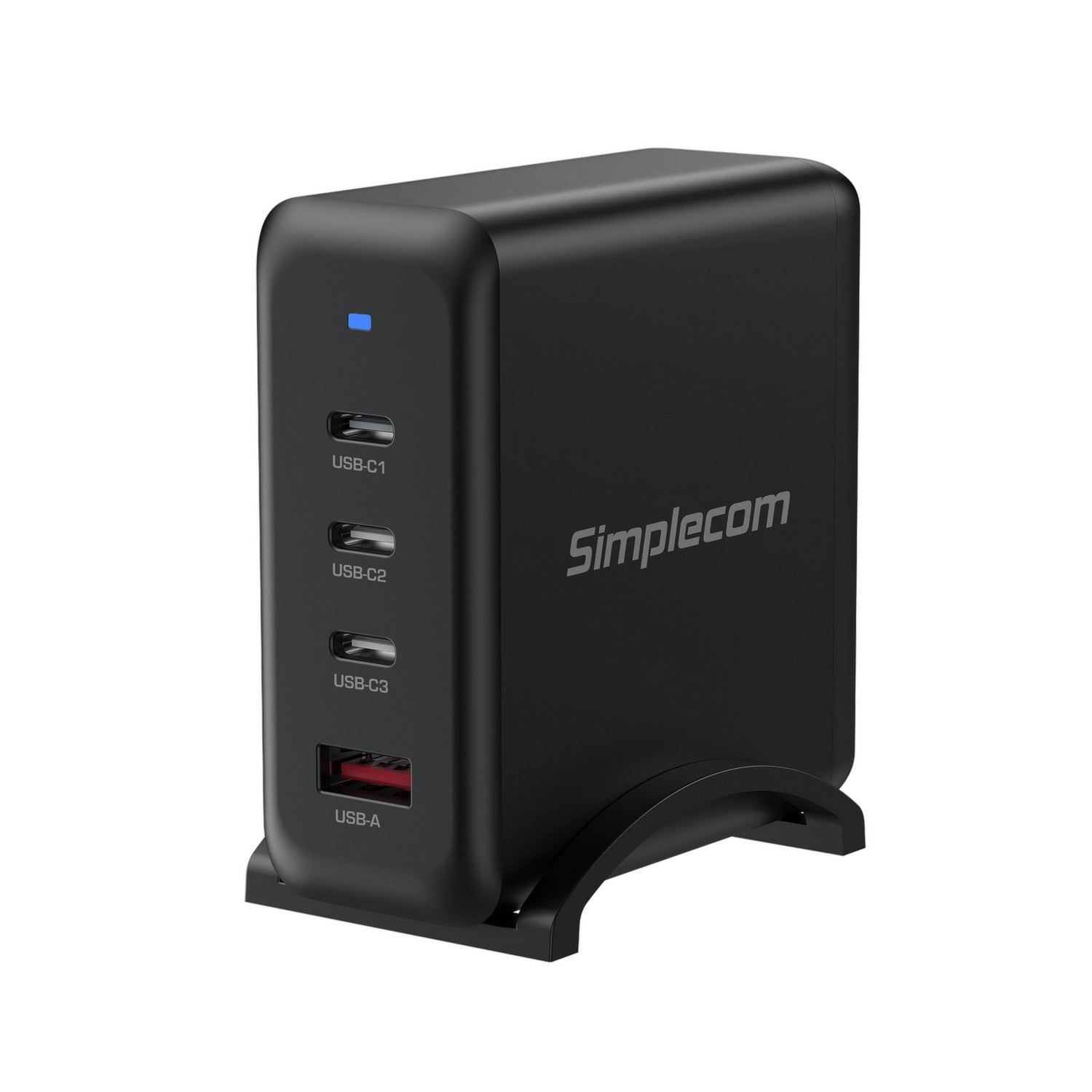 Simplecom CU400 4-Port PD 100W GaN Fast Charger 3xUSB-C + USB-A for Phone Tablet Laptop - SuperSaverAU - view 1