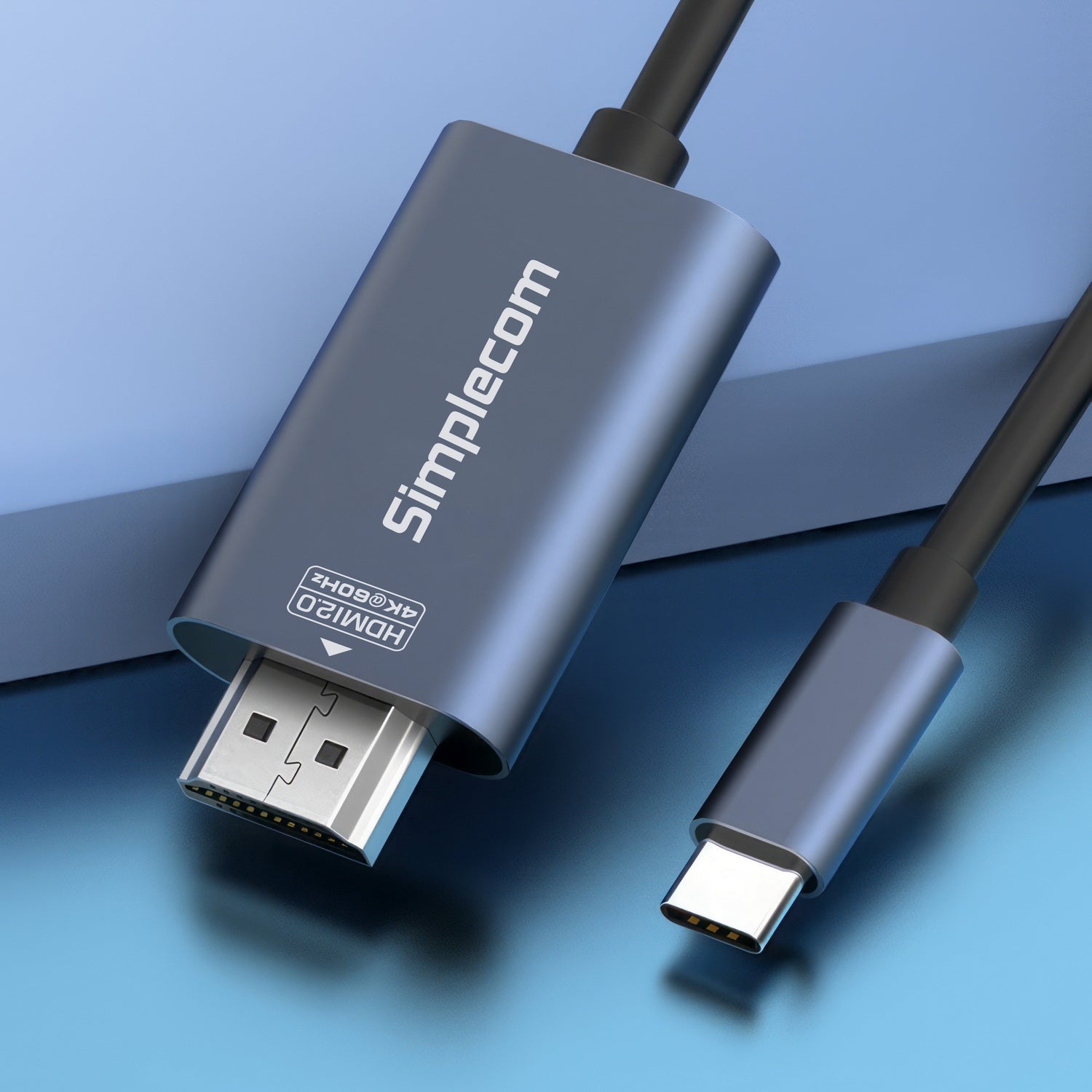 Simplecom DA322 USB-C Type-C to HDMI 2.0 Cable 2M HDCP 4K@60Hz - SuperSaverAU - view 3