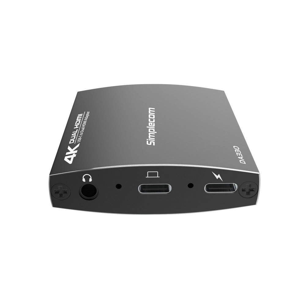 Simplecom DA330 USB-C to Dual HDMI MST Adapter 4K@60Hz with PD and Audio Out - SuperSaverAU - view 4