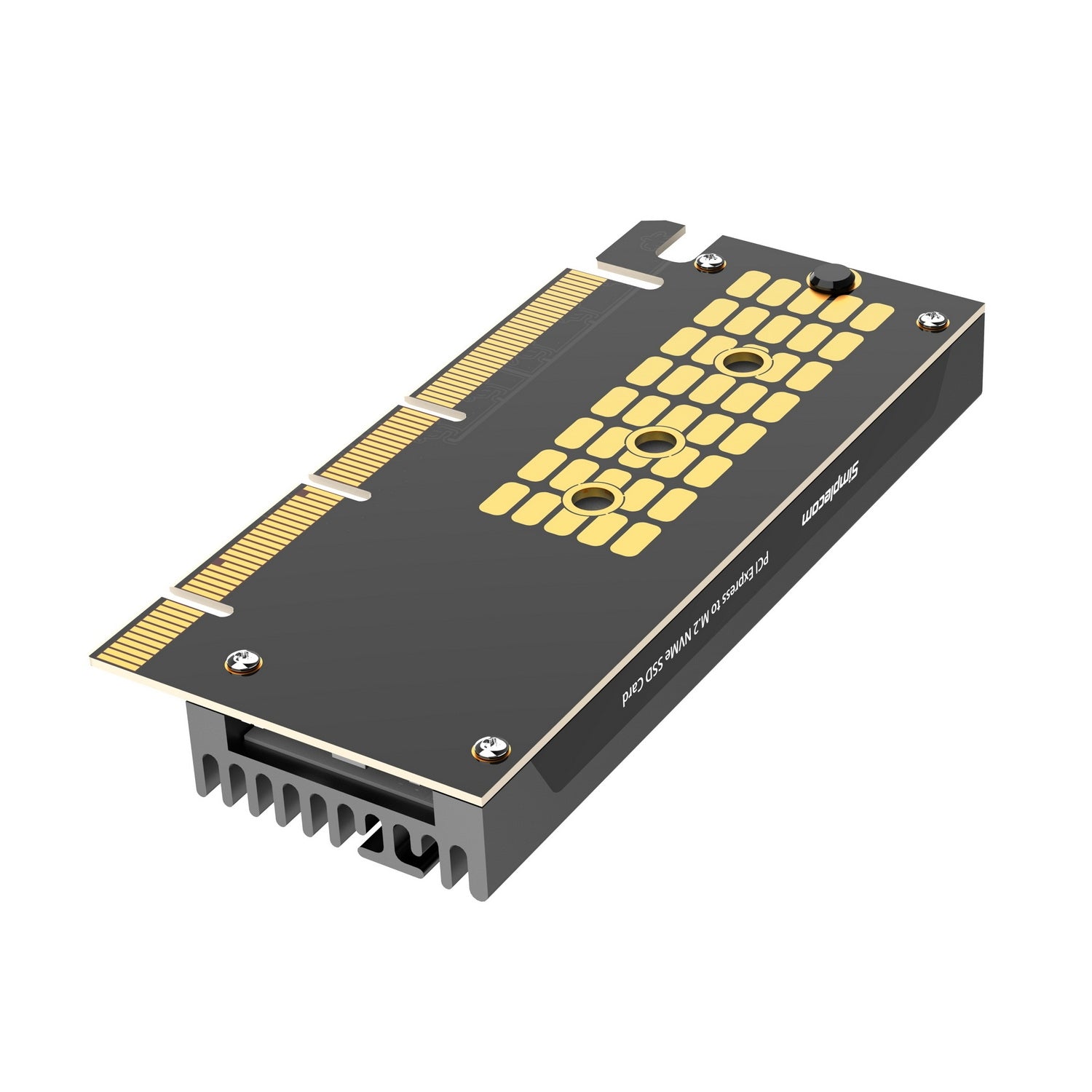 Simplecom NVMe M.2 SSD to PCIe Expansion Card with Aluminium Heat Sink, Black - SuperSaverAU - view 3